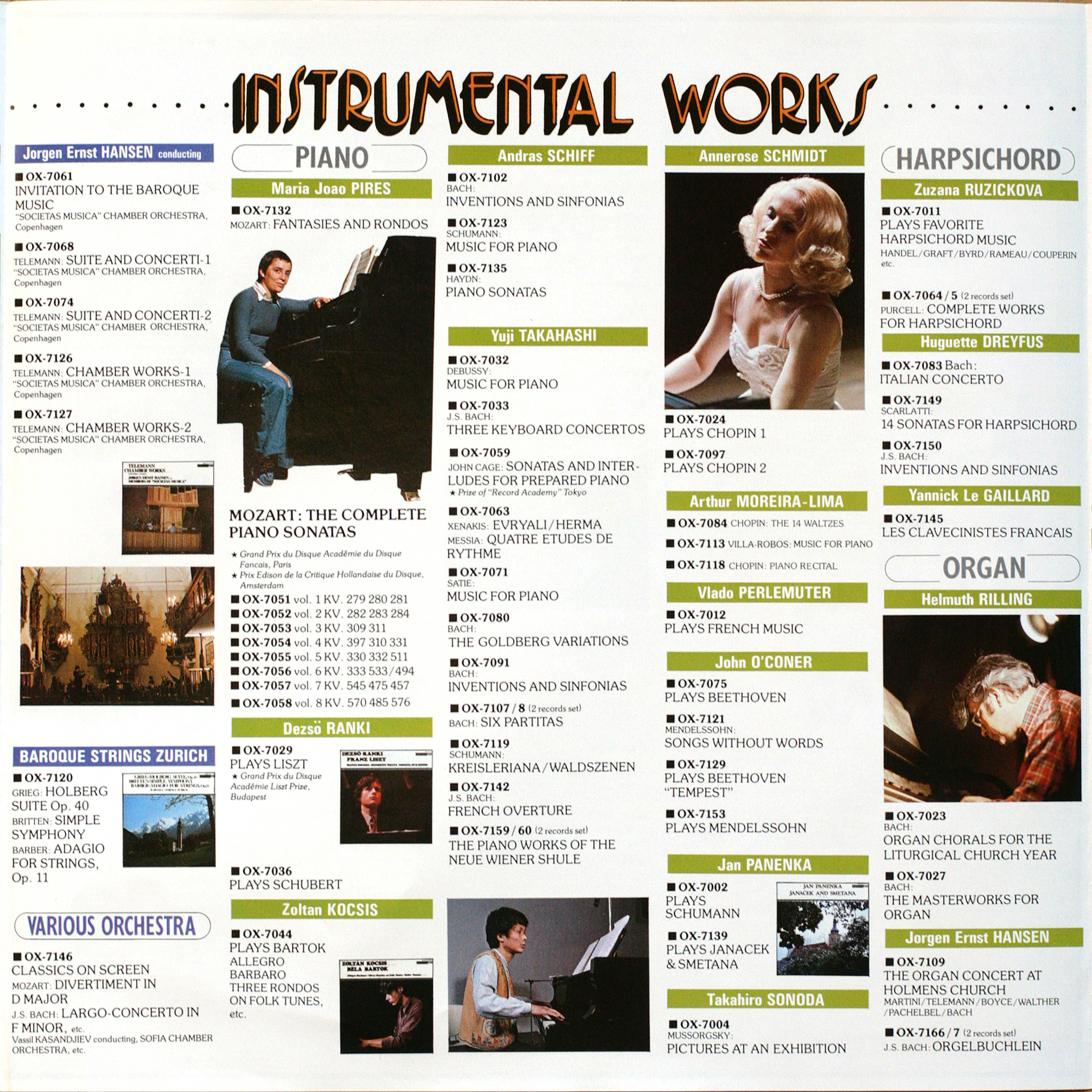 Catalogue 1979 des enregistrements numériques Denon/PCM Page 3