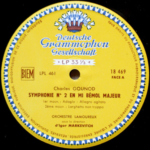 Gounod – Symphonie n° 2 • Bizet – Jeux d'enfants • DGG 18 469 • Orchestre des Concerts Lamoureux • Igor Markevitch