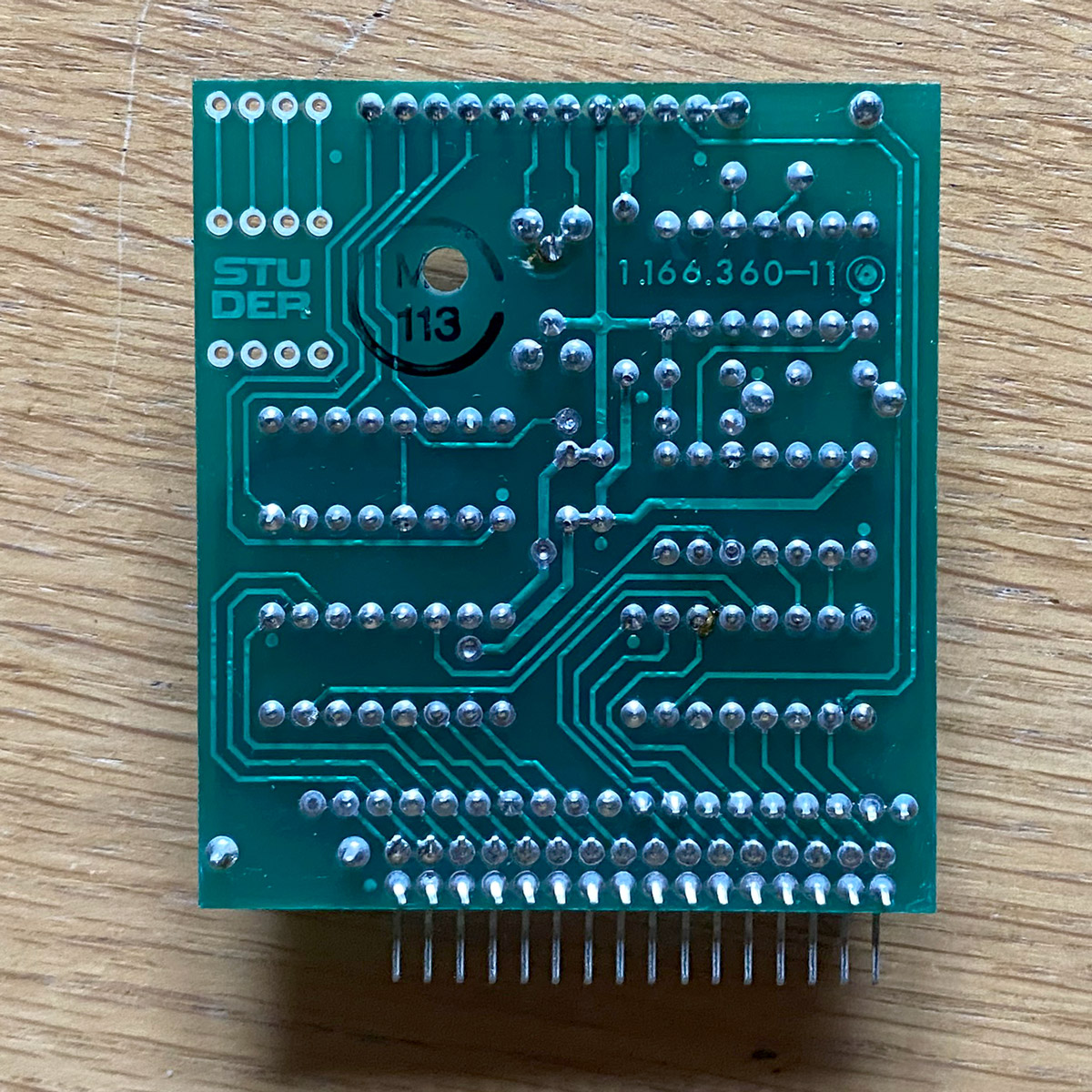 Revox • Tuner B760 • Station memory • Studer/Revox 1.166.360-11 • Circuit imprimé • Printed circuit board • Spare part