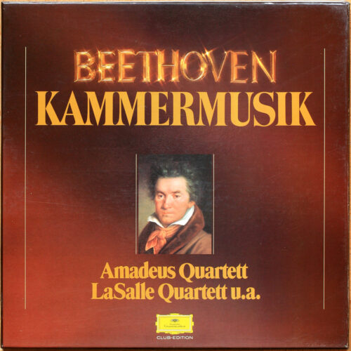 Beethoven • Musique de chambre • Kammermusik • Chamber music • DGG 38 986 6 • Amadeus-Quartett • Lasalle-Quartett • Pierre Fournier • Wilhelm Kempff • Henryk Szeryng