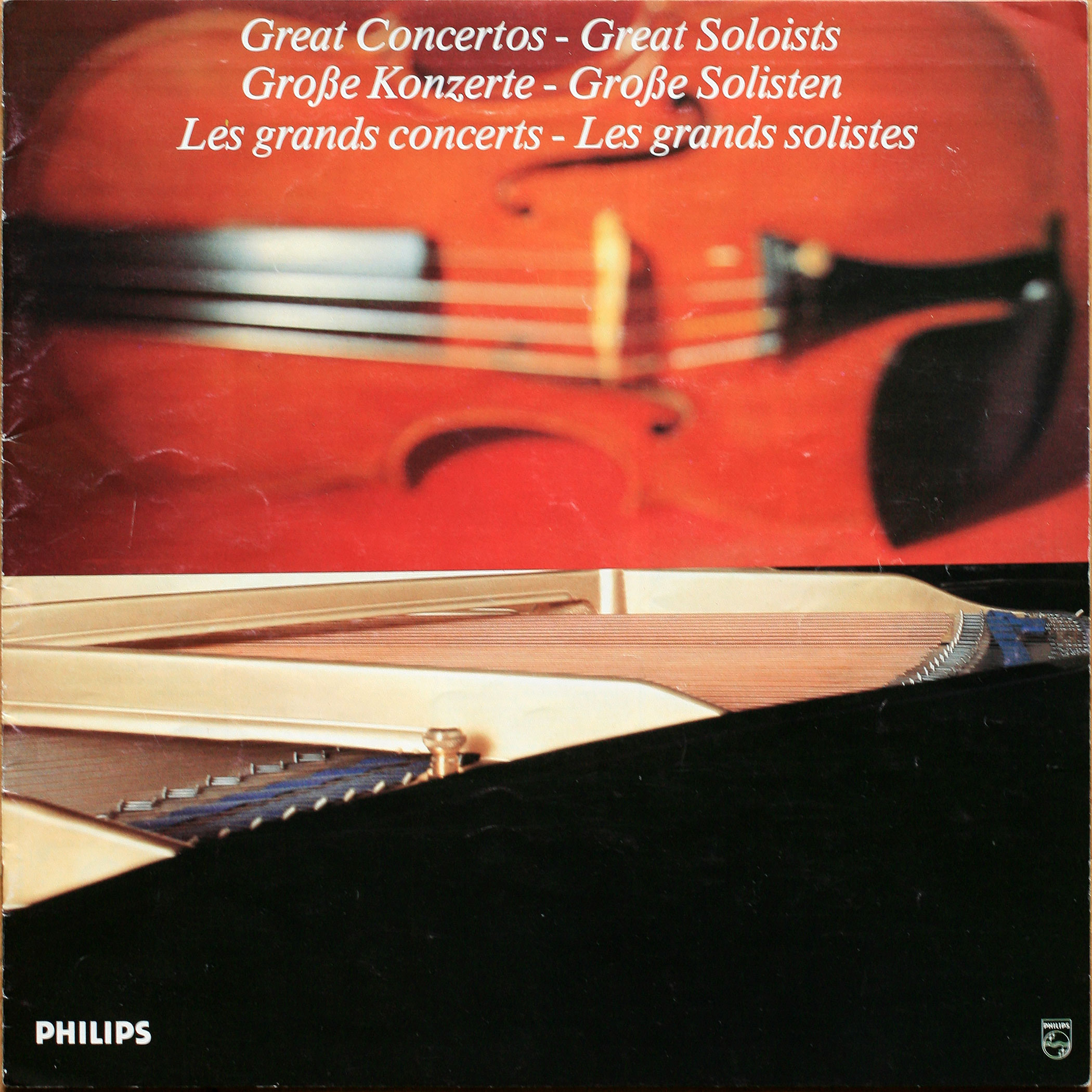Catalogue Philips des grands concertos et solistes Couverture