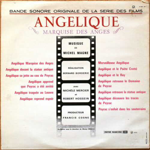 Michel Magne • Angélique Marquise des anges • Bernard Borderie • BO • Motion picture soundtrack • Ducretet Thomson 2C 062 14204