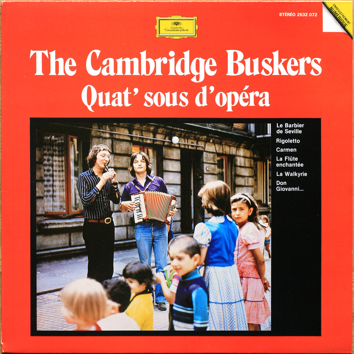 DGG 2532 072 Quat Sous Opera Cambridge Buskers DGG Digital Aufnahme