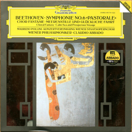 Beethoven • Symphonie n° 6 "Pastorale" • Fantasie für Klavier & Chor & Orchester • DGG 419 779-1 Digital • Maurizio Pollini • Wiener Philharmoniker • Claudio Abbado