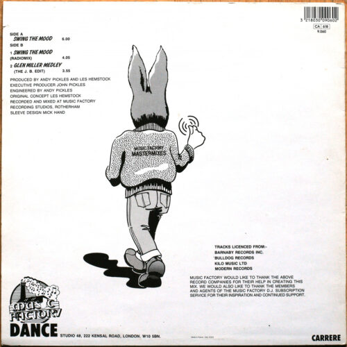 Jive Bunny and the Mastermixers • Swing The Mood • Carrere 9.060 • Maxi single • 12" • 45 rpm