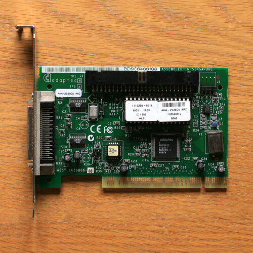 Adaptec AHA-2930CU • Carte SCSI PCI 50 pins • 50 pin PCI SCSI controller card • Apple Macintosh • PowerMac