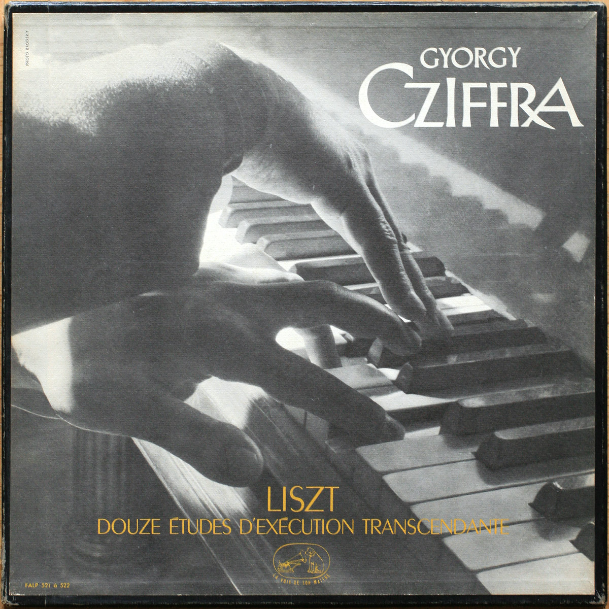 Liszt • Douze études d'éxécution transcendante • La Voix de son maître FALP 521/522 • György Cziffra