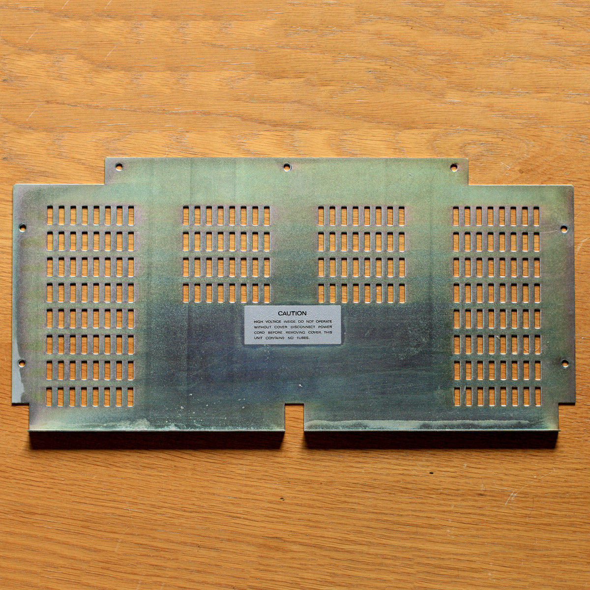 Revox • Tuner A76 • Plaque supérieure • Top plate • Oberplatte • Studer/Revox 1.076.xxx.xx • Spare part