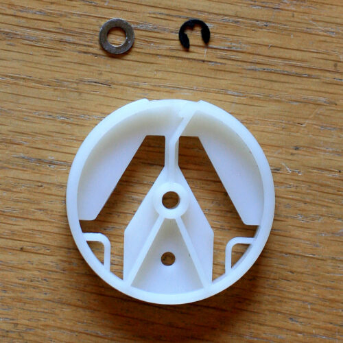 Revox • Tuner A76 • Poulie pour cordelette d'affichage • Pulley for dial cord • Rolle für Anzeige-Saite • Studer/Revox 1.076.xxx.xx • Spare part
