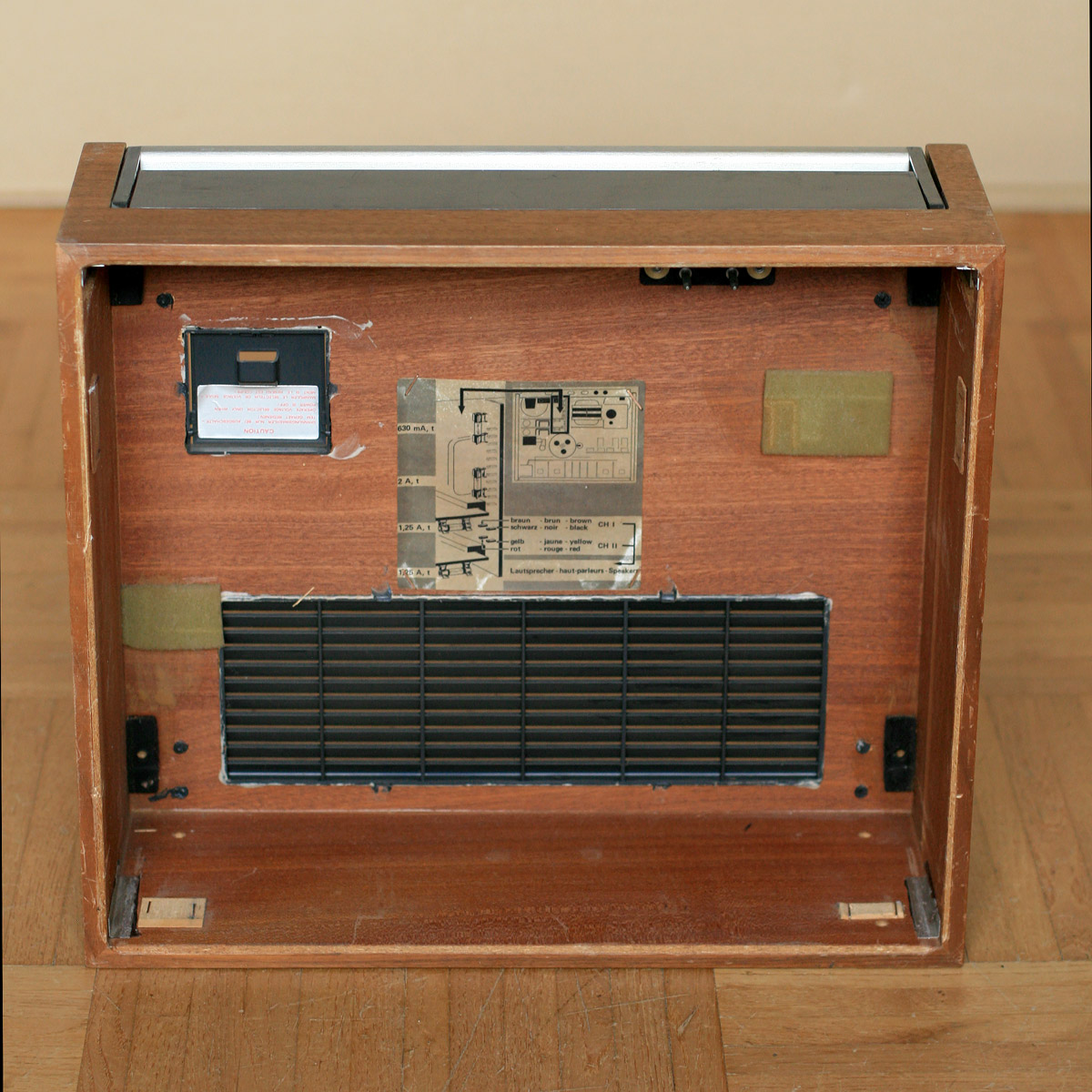 Revox A77 • Magnétophone à bande • Coffret en bois (noyer) • Reel to reel tape player • Walnut cabinet • Revox 1.077.800 • Spare part