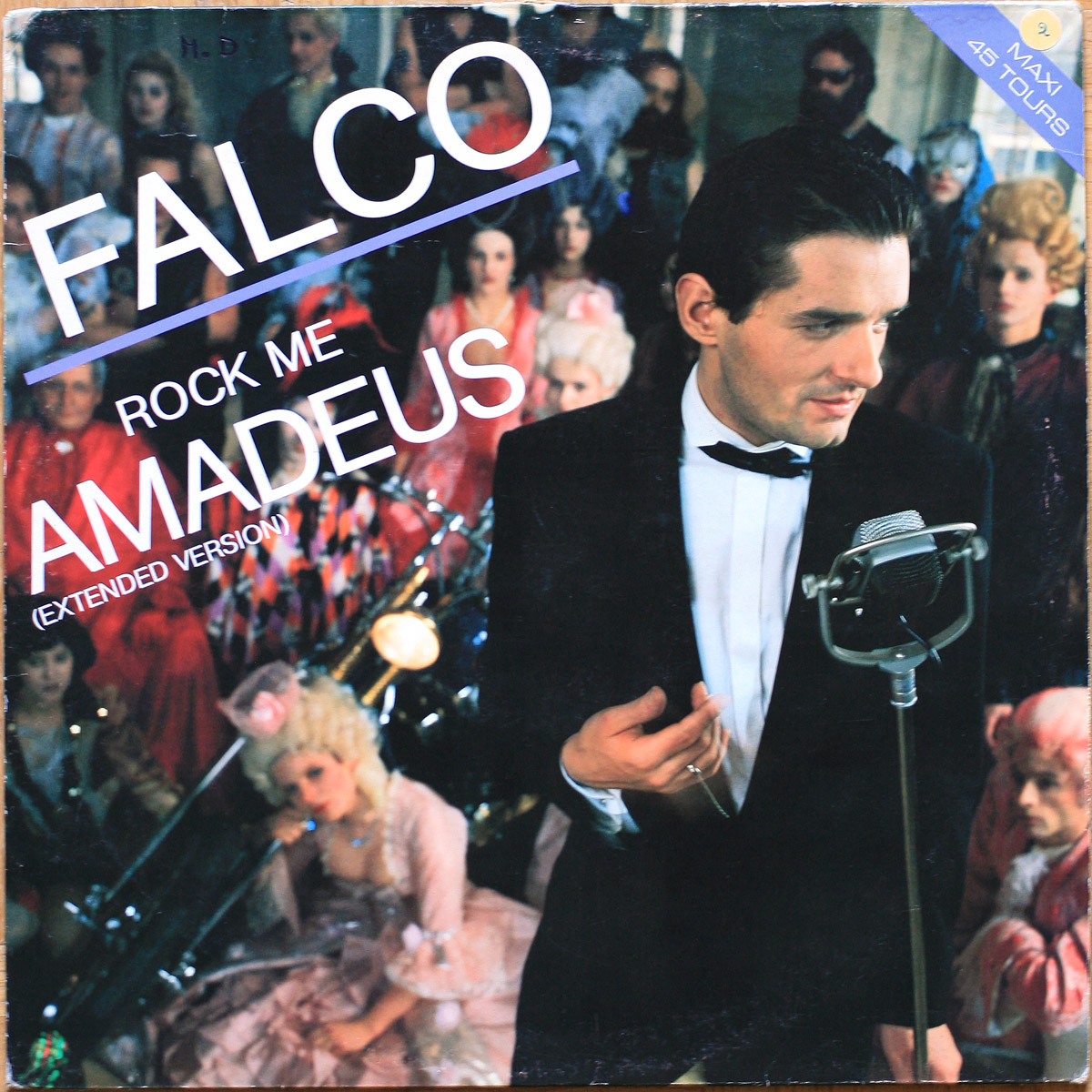 Falco • Rock me Amadeus • Urban tropical • A&M Records 392 017-1 • Maxi single • 12" • 45 rpm