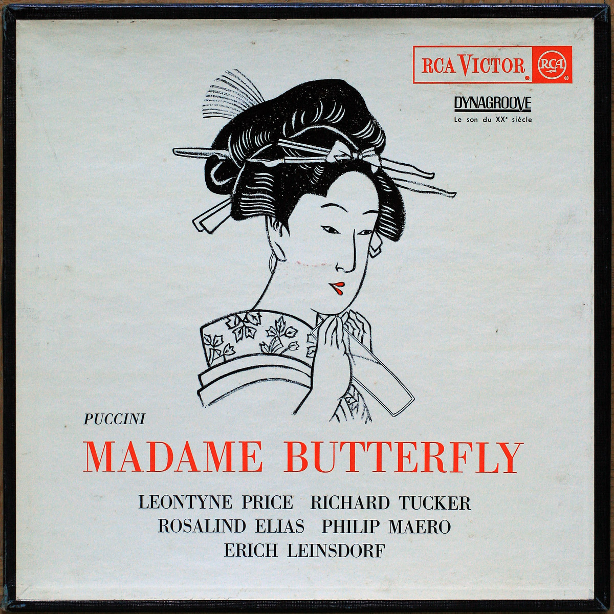 Puccini • Madama Butterfly • RCA Victor Dynagroove 655.001-003 • Leontyne Price • Richard Tucker • Rosalind Elias • Philip Maero • RCA Italiana Opera Orchestra • Erich Leinsdorf