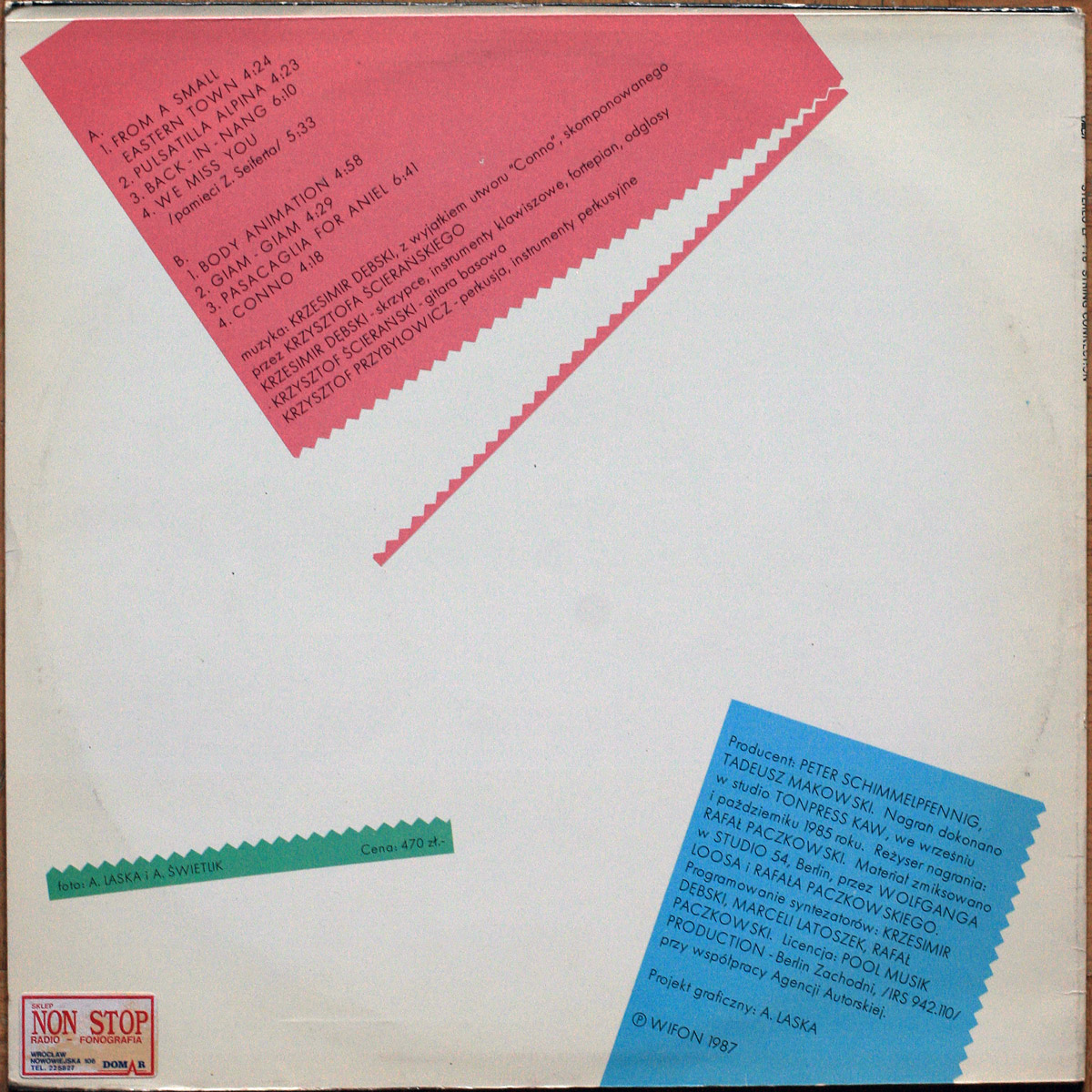 String Connection • Wifon LP 116 • Krzysztof Ścierański • Krzysztof Przybyłowicz • Krzesimir Dębski