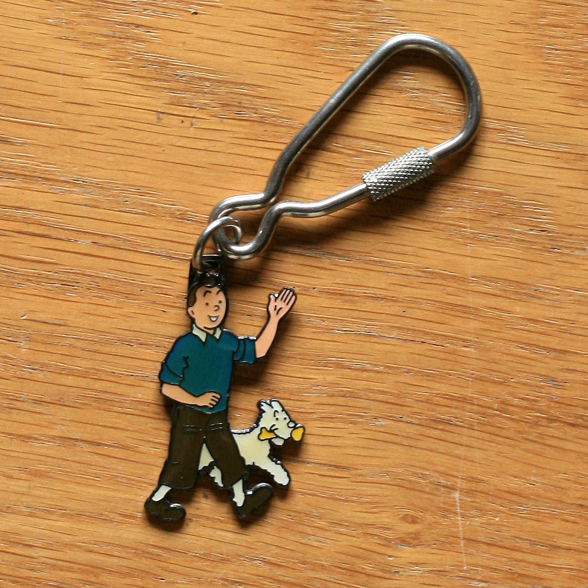 Hergé • Tintin • Porte-clés émaillé • Tintin et Milou • © Hergé Atlas - Corner