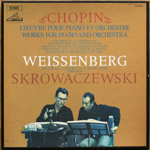 Chopin • Concertos pour piano n° 1 & 2 • EMI 2C 167-52240-2 • Alexis Weissenberg • Orchestre de la Société des Concerts du Conservatoire • Stanislaw Skrowaczewski