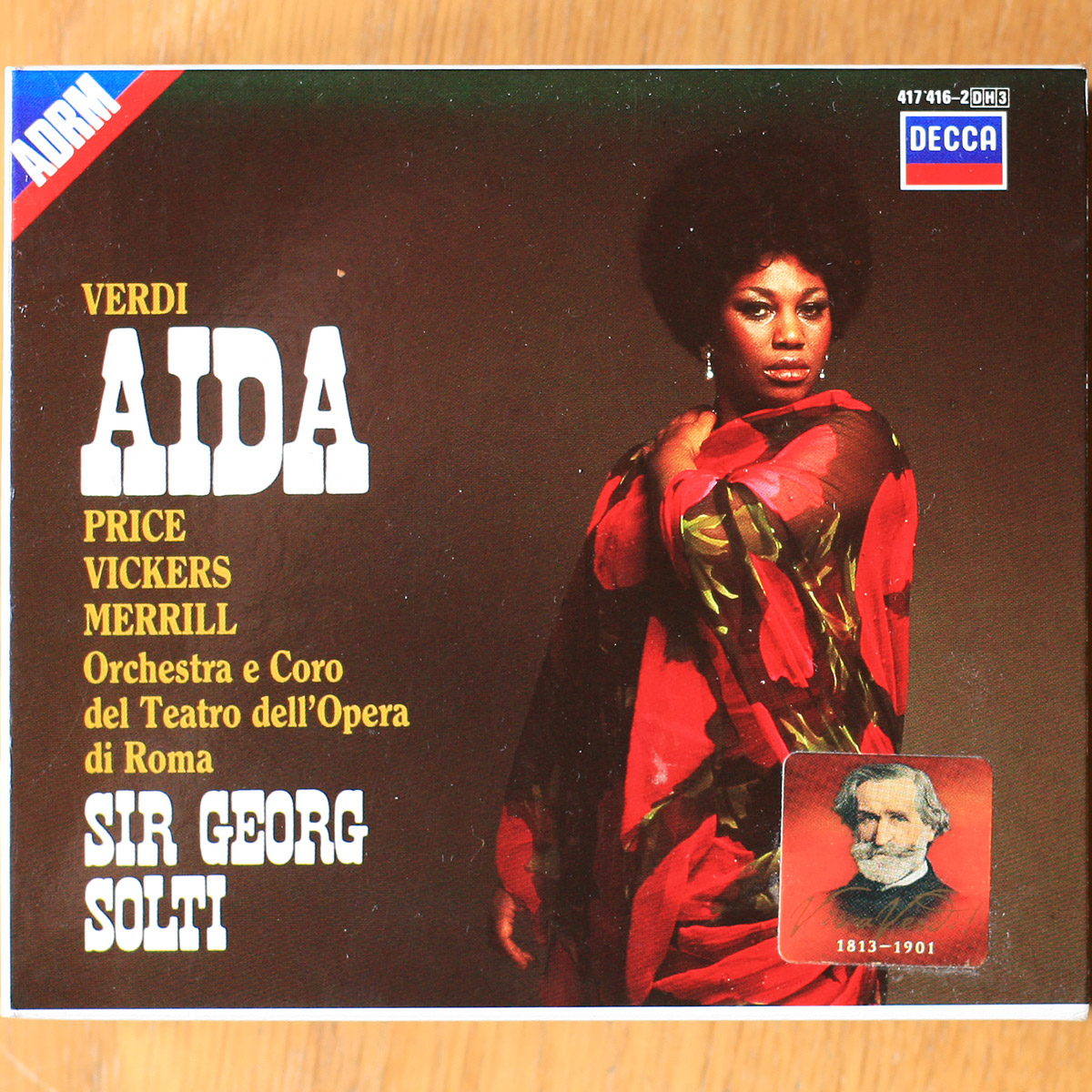 Verdi • Aida • Decca 417 416-2 • Leontyne Price • Rita Gorr • Jon Vickers • Robert Merrill • Orchestra del Teatro dell'Opera di Roma • Georg Solti