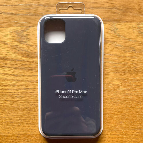 Apple • iPhone 11 Pro Max • MWYW22M/A • Coque en silicone • Bleu nuit • Neuve • Silicone case • Midnight blue • New • Silikon Case • Neu