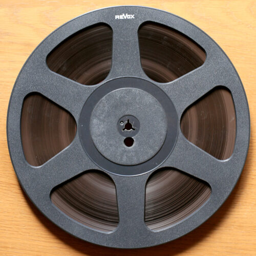 Revox • Bande magnétique avec bobine plastique (Novodur) • Sound recording tape with plastic reel • Tonband mit Kunststoffspule • Ø 26.5 cm • Occasion • Used