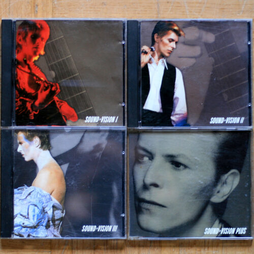 David Bowie • Sound + Vision • 3 CD + 1 CDV (5"/EP/NTSC) • Rykodisc RCD 90120/21/22 • No booklet • No box