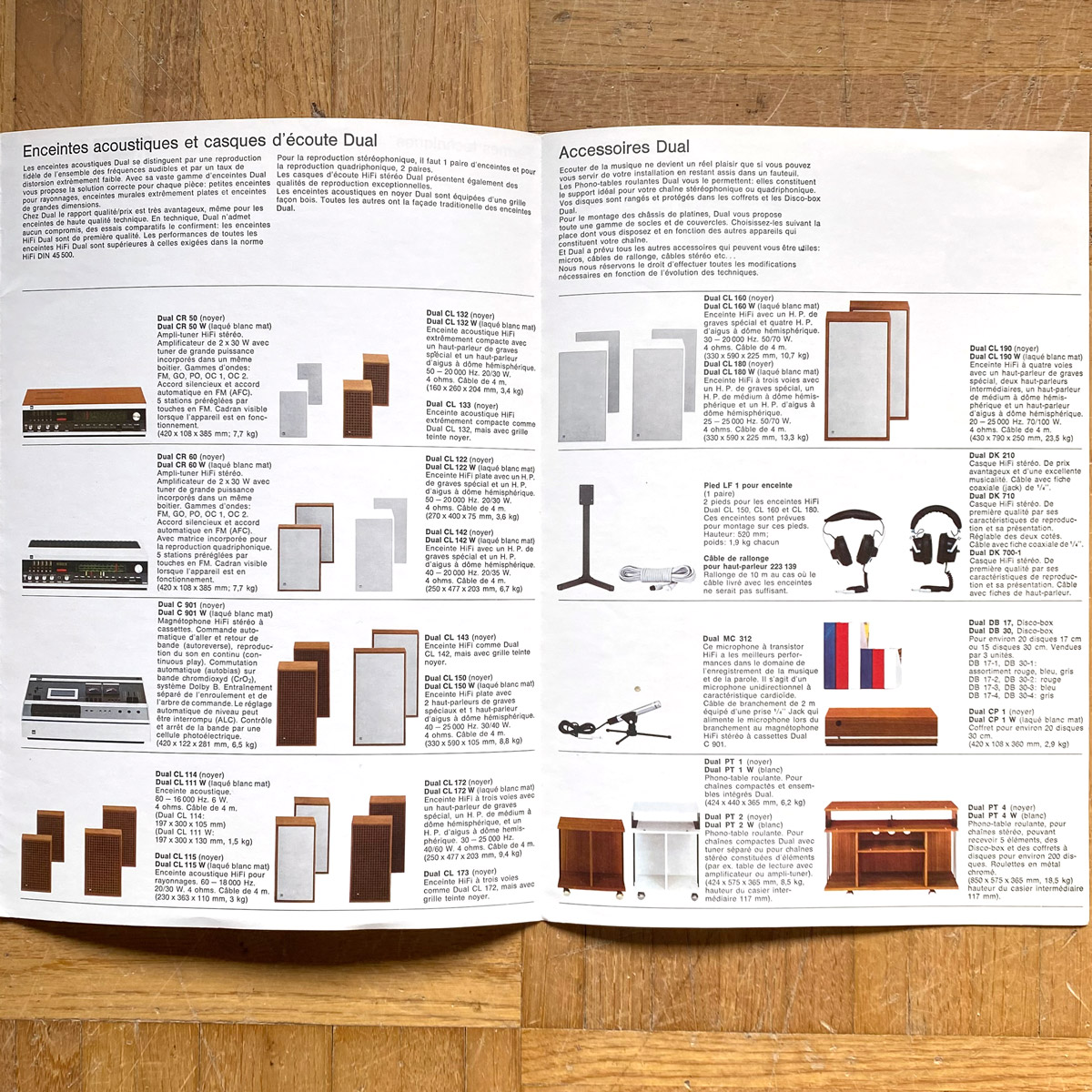 Dual • 1973/74 • Catalogue HiFi en français • HiFi sales catalogue • HiFi Katalog