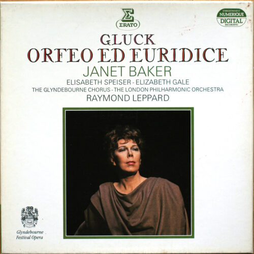 Gluck • Orfeo Ed Euridice • Erato NUM 750423 • Janet Baker • Elisabeth Speiser • Elizabeth Gale • London Philharmonic Orchestra • Raymond Leppard