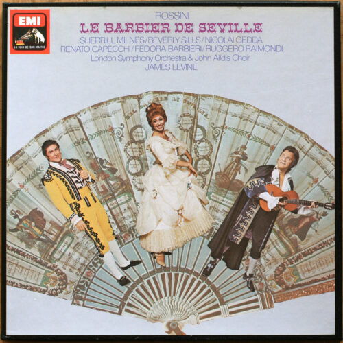 Rossini • Le barbier de Séville • Il barbiere di Siviglia • EMI 2C 167-02653-5 • Sherrill Milnes • Beverly Sills • Nicolai Gedda • Ruggero Raimondi • London Symphony Orchestra • James Levine
