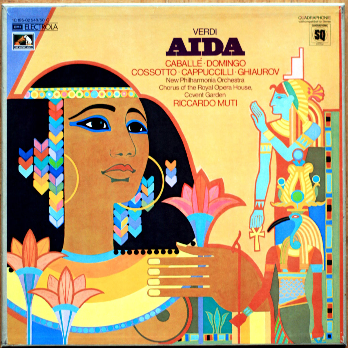Verdi • Aida • EMI 1C 195-02 548/50 Q • Montserrat Caballé • Placido Domingo • Fiorenza Cossotto • Nicolai Ghiaurov • New Philharmonia Orchestra • Riccardo Muti