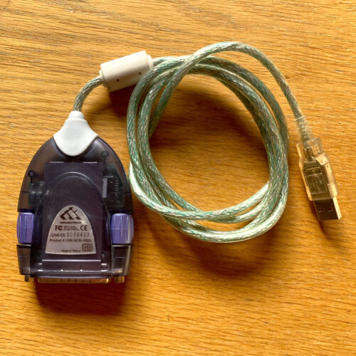 Microtech • USB-SCSI-DB25 • Adaptateur USB vers SCSI DB25F • USB to DB25F SCSI converter • Occasion • Used