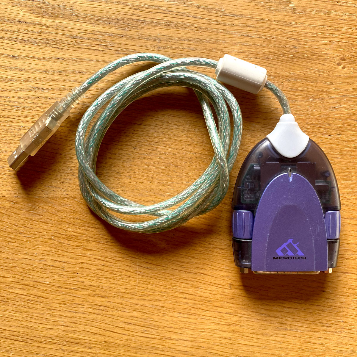 Microtech • USB-SCSI-DB25 • Adaptateur USB vers SCSI DB25F • USB to DB25F SCSI converter • Occasion • Used