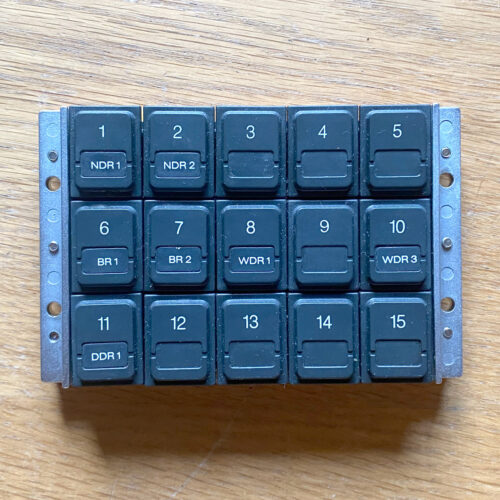 Revox • Tuner B760 • Clavier 15 touches • Keyboard/push-button unit 15 • 15er Tastensatz • Studer/Revox 1.166.320-00 • Spare part