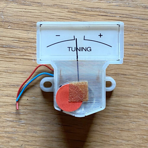 Revox • Tuner B760 • Vu-mètre Tuning • Tuning meter • Tuning-Instrument • Studer/Revox 1.166.330.08 • Spare part