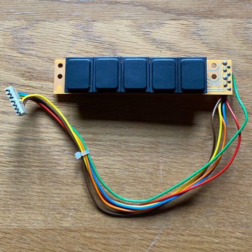 Revox • Tuner B760 • Clavier 5 touches • Keyboard/push-button unit • 5er Tastensatz • Studer/Revox 1.166.335-11 • Spare part