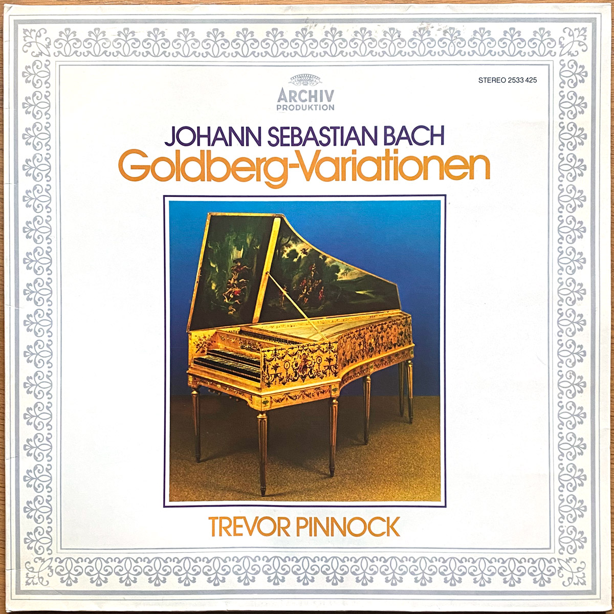 Bach • Les variations Goldberg • Goldberg-Variationen • BWV 988 • Archiv Produktion 2533 425 • Trevor Pinnock