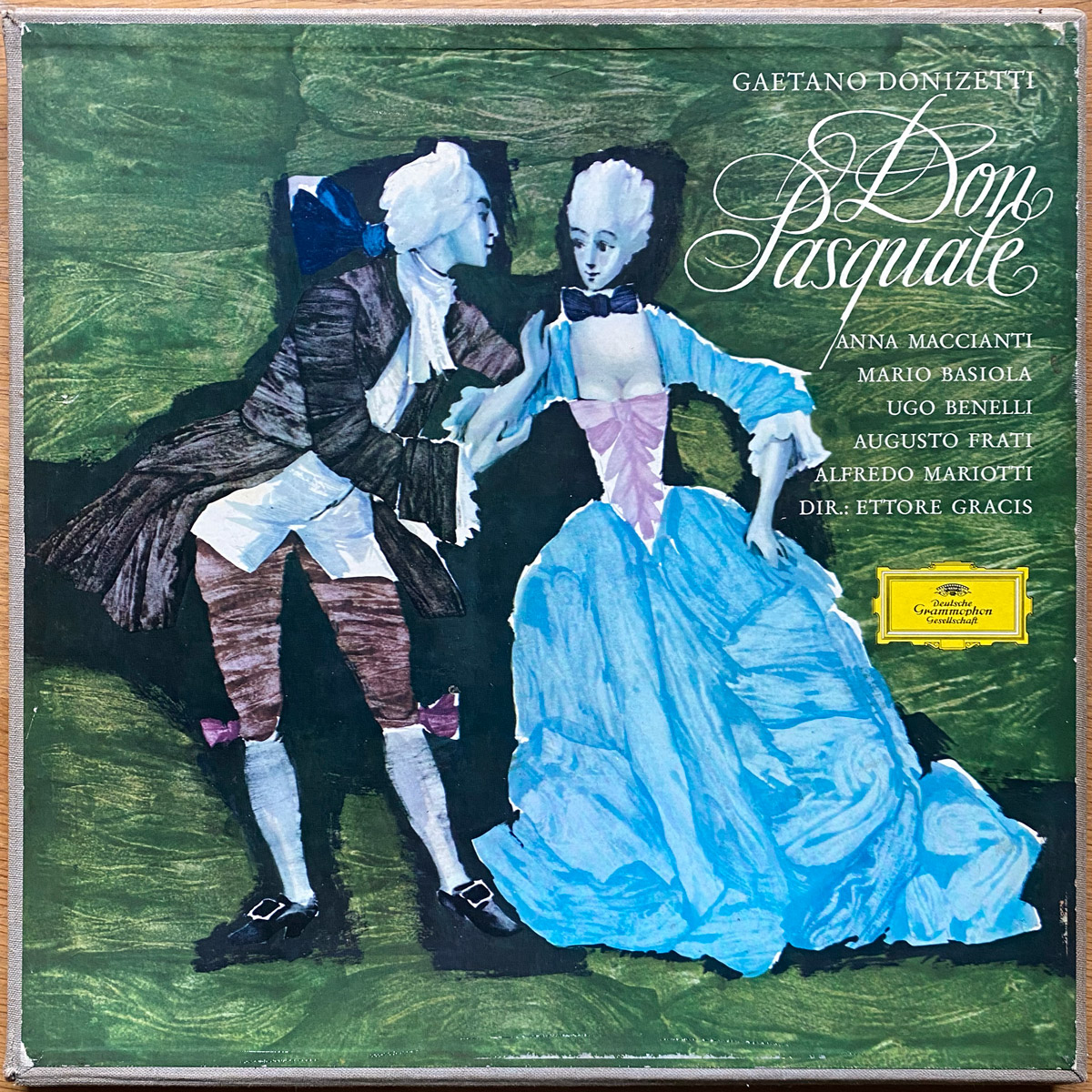 Donizetti • Don Pasquale • DGG 138 971/72 SLPM • Anna Maccianti • Mario Basiola • Ugo Benelli • Augusto Frati • Alfredo Mariotti • Orchester Des Maggio Musicale Fiorentino • Ettore Gracis