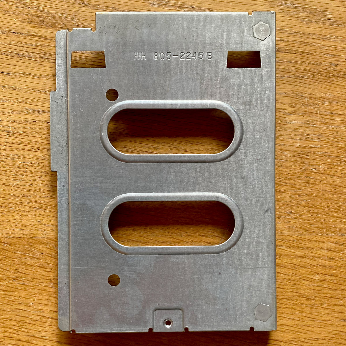 Apple Macintosh • PowerMac G4 • Support de disque dur • Hard drive caddy sled • Part # HH 805-2245-B