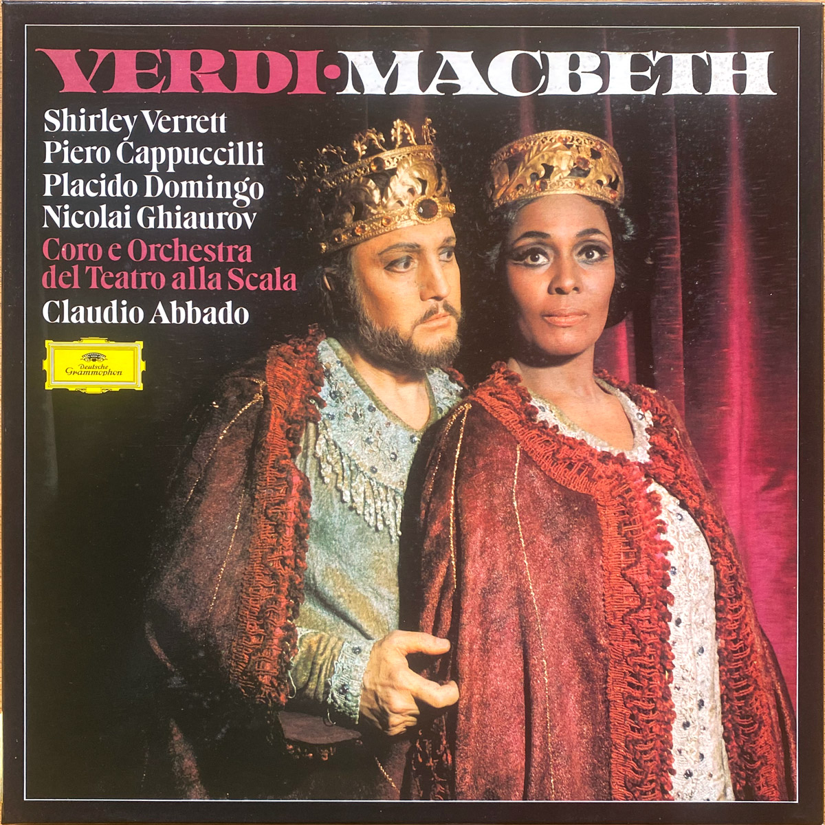 Verdi • Macbeth • DGG 2740 158 • Shirley Verrett • Piero Cappuccilli • Plácido Domingo • Nicolai Ghiaurov • Orchestra del Teatro alla Scala • Claudio Abbado