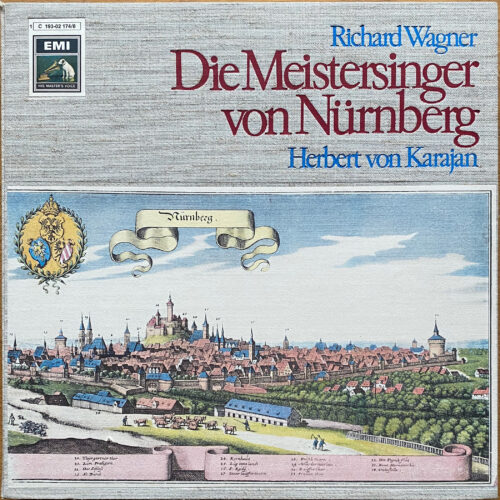 Wagner • Die Meistersinger von Nünberg • EMI 1C EMI 1C 193-02 174/8 • Helen Donath • Ruth Hesse • Theo Adam • René Kollo • Peter Schreier • Dresdner Staatskapelle • Herbert Von Karajan