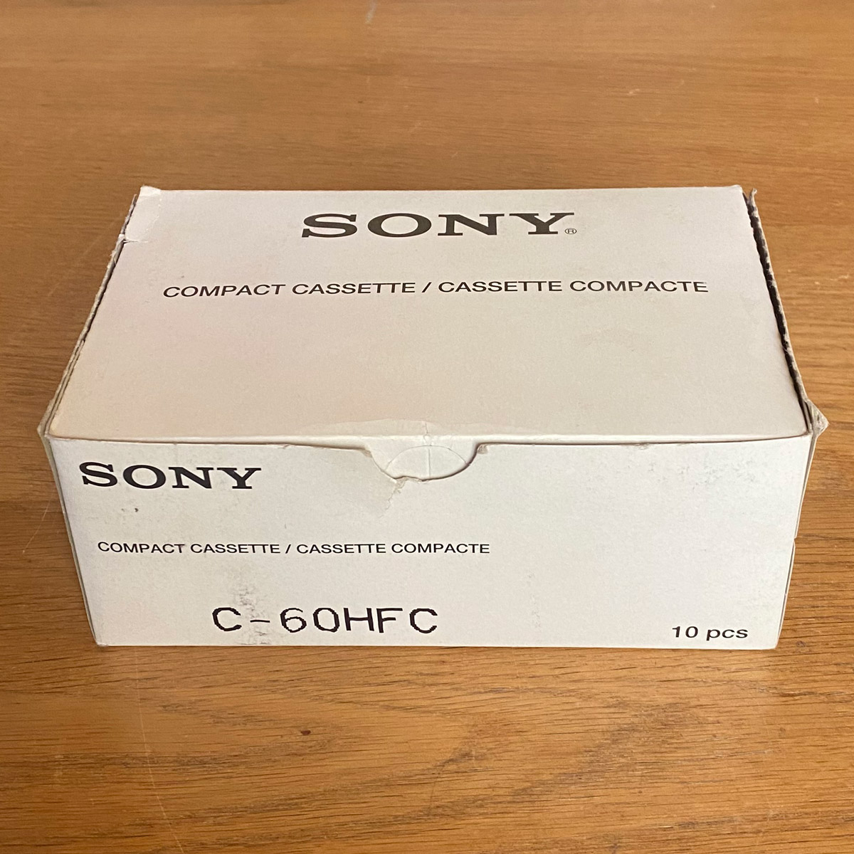 Sony HF 60 • IEC I/Type I • Normal position • Lot de 10 cassettes audio • Set of 10 audio cassettes • Neuves et scellées • New and sealed